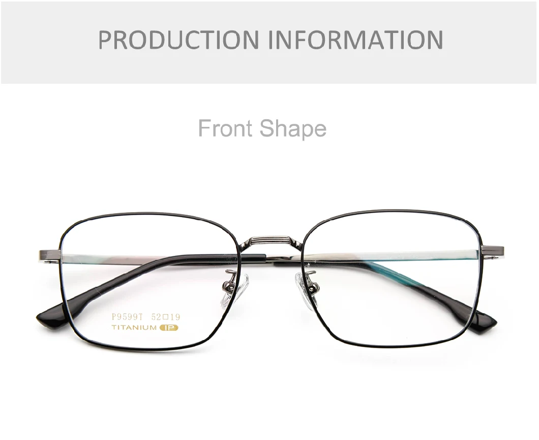 Fw21 Classic Men Style Oval Shape Extreme Light Titanium Optical Frames